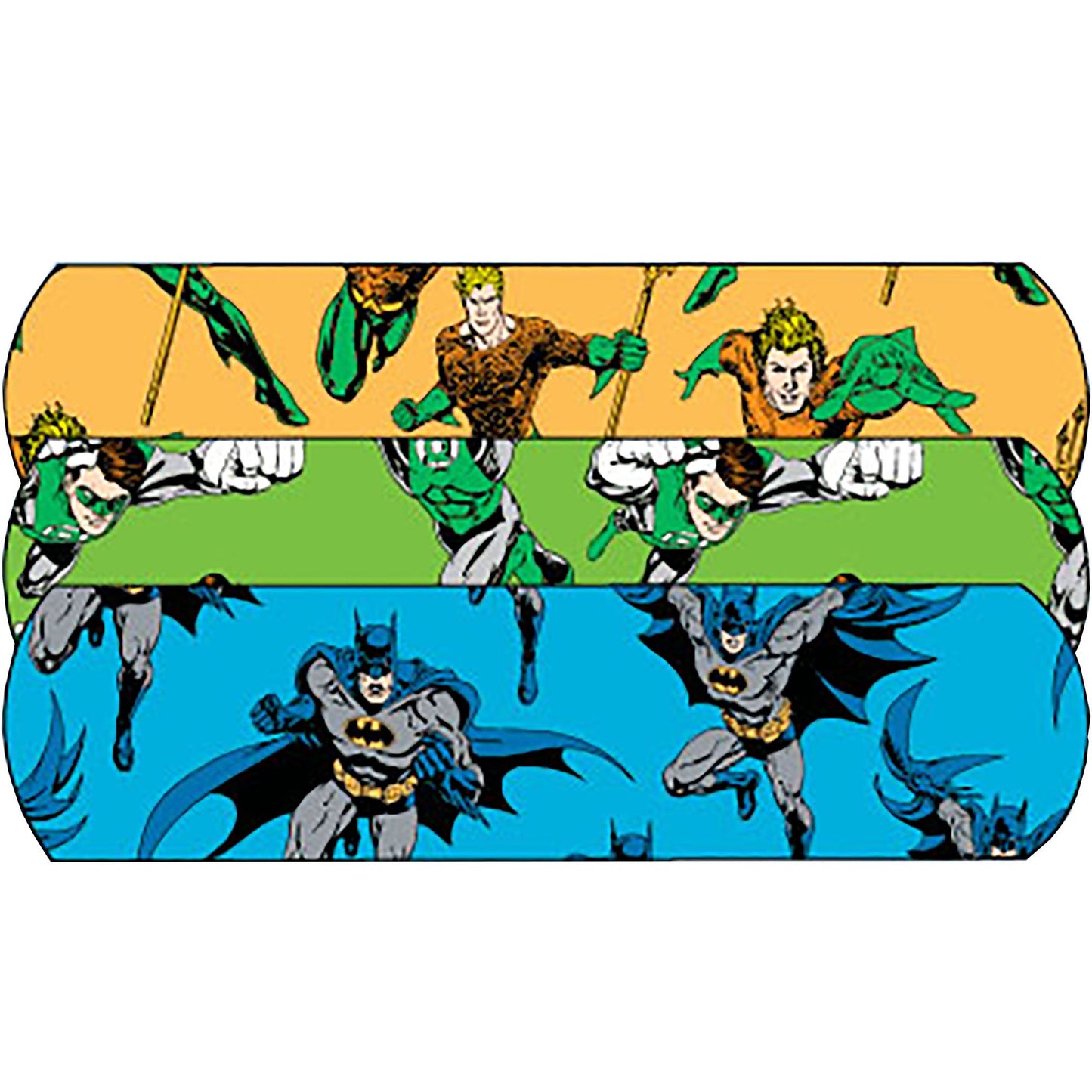 American White Cross Stat Strip Batman/Aquaman/Green Lantern Design Adhesive Strip,  x 3 Inch 12/CASE -10791