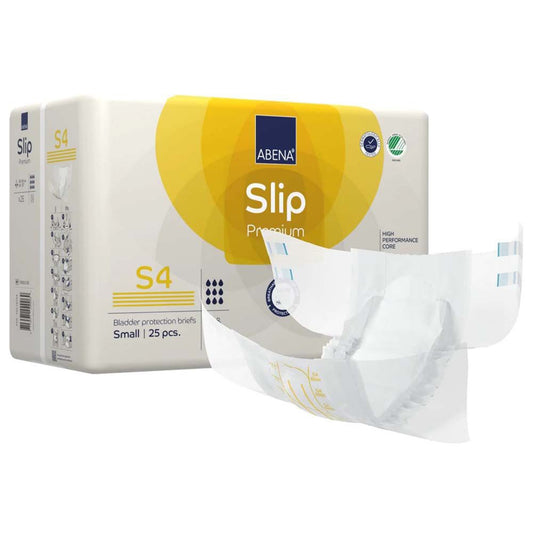 Abena Slip Premium S4 Incontinence Brief, Small 25/PACK -1000021282