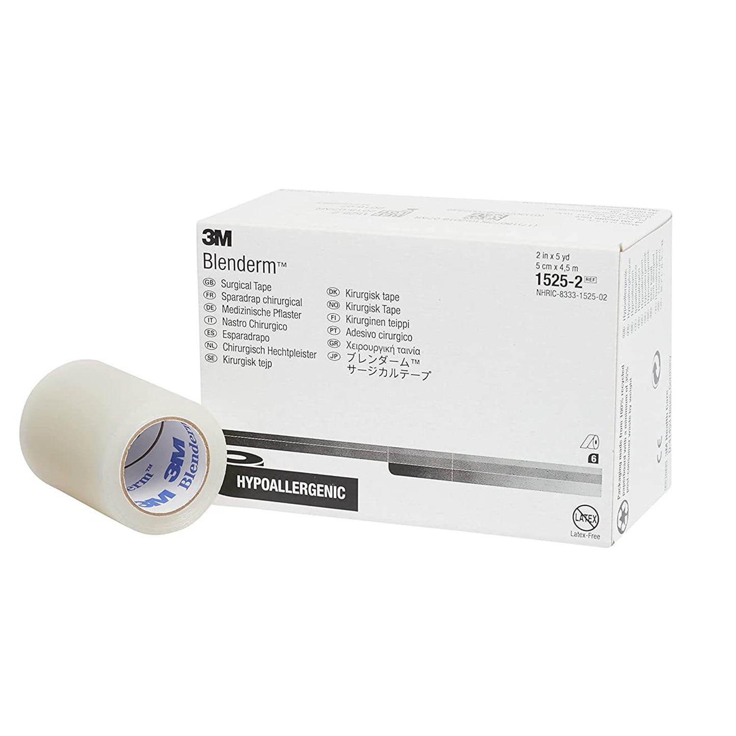 3M™ Blenderm™ Plastic Medical Tape, 2 Inch x 5 Yard, Transparent 1/EACH -1525-2