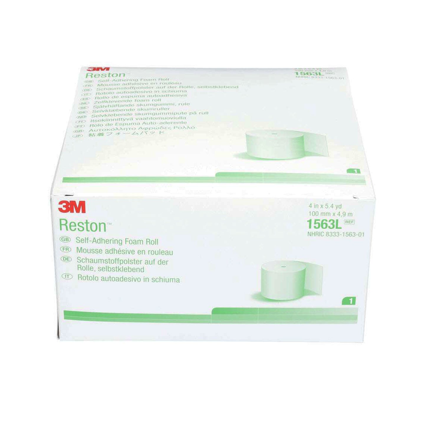 3M™ Reston™ Foam Dressing, Lightweight, Light Support 1/ROLL -1563L