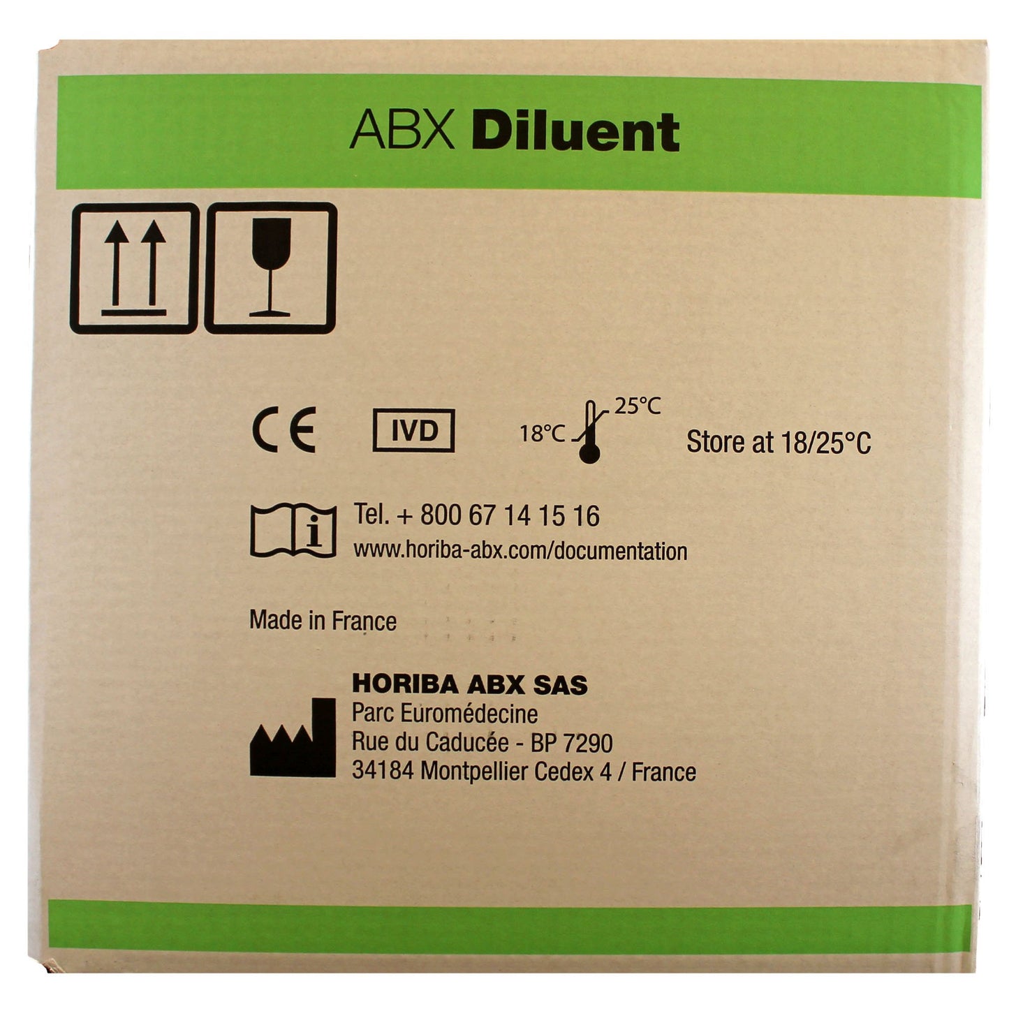 ABX Pentra™ Reagent Diluent for ABX Pentra 60 / 80 Hematology Analyzers, Leucocytes test 1/EACH -1210901020