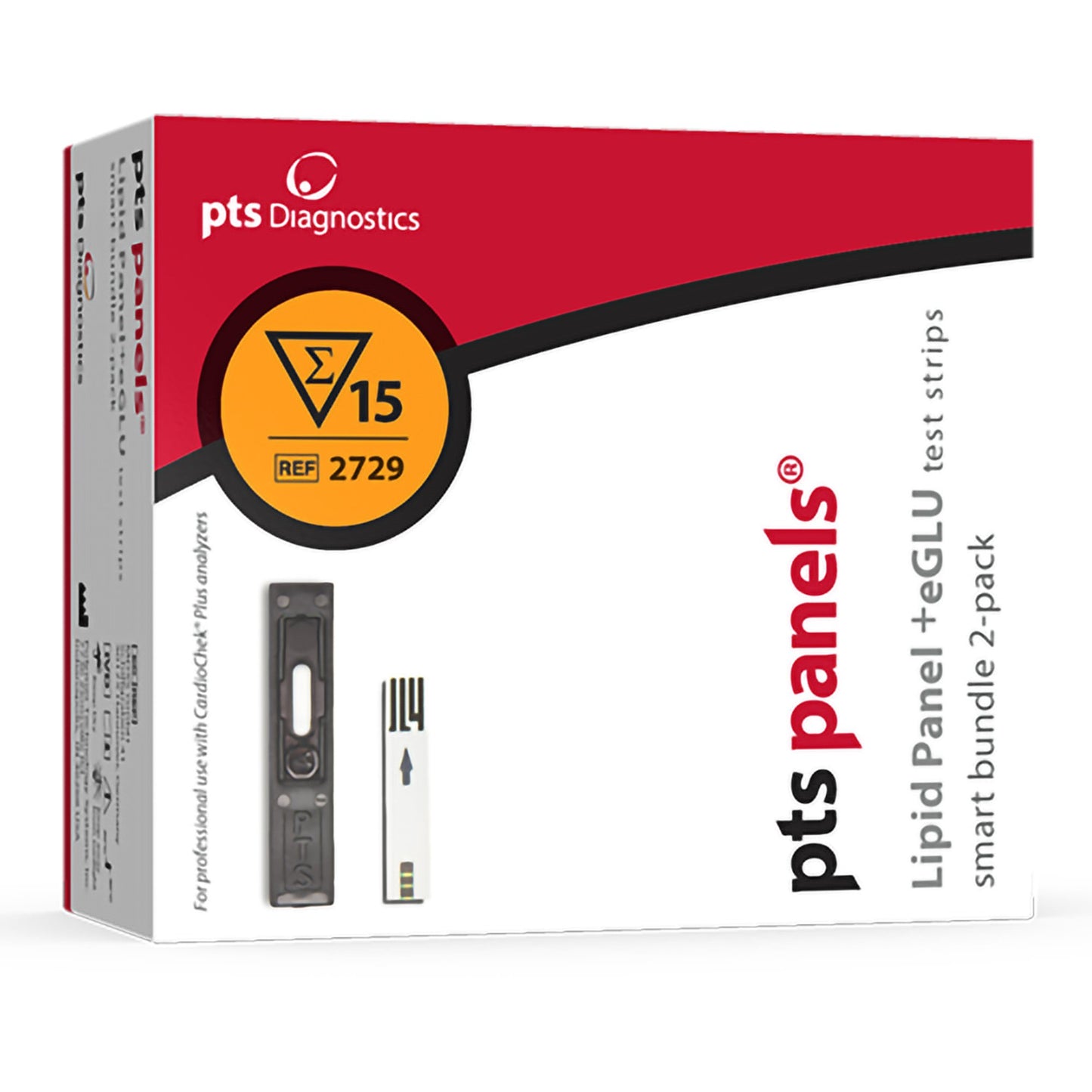 CardioChek Plus Lipid + eGLU Smart Bundle™ Glucose / HDL / LDL / Total Cholesterol / Triglycerides Cardiac / Lipids / General Chemistry Lipids Test Kit 1/PACK -2729