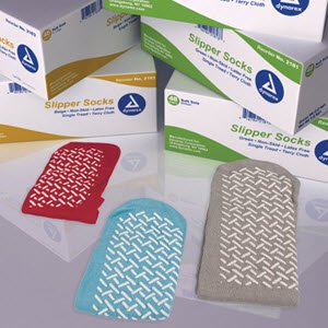 Dynarex Single Tread Slipper Socks, Medium 48/CASE -2181 - BriteSources