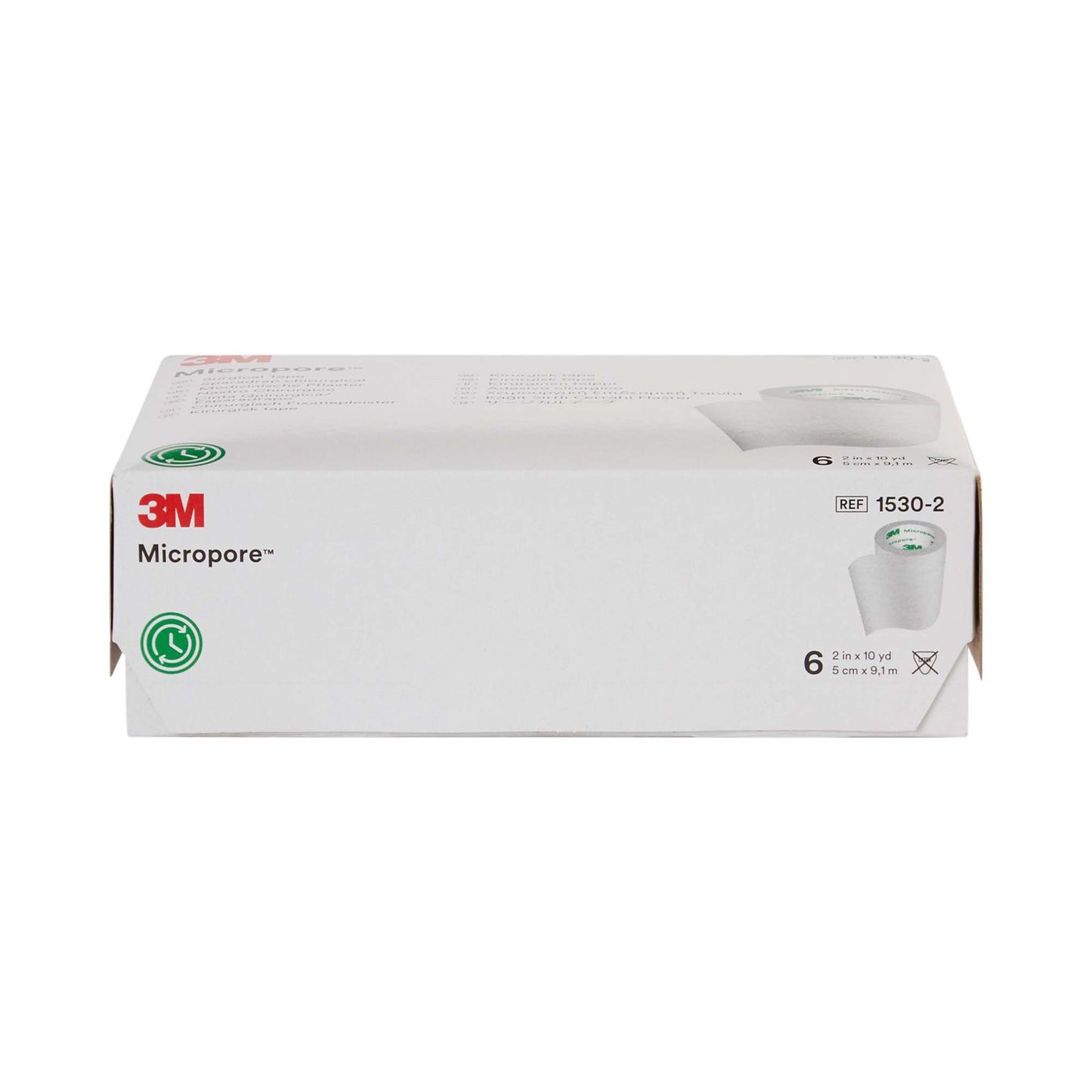 3M™ Micropore™ Paper Medical Tape, 2 Inch x 10 Yard, White 6/BOX -1530-2