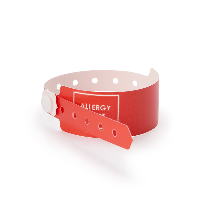 Sentry® SuperBand® Allergy Alert Identification Band, 11-1/2 Inch, Red