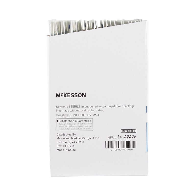 McKesson IV/Drain Split Dressing, 4 x 4 Inch, 6-Ply