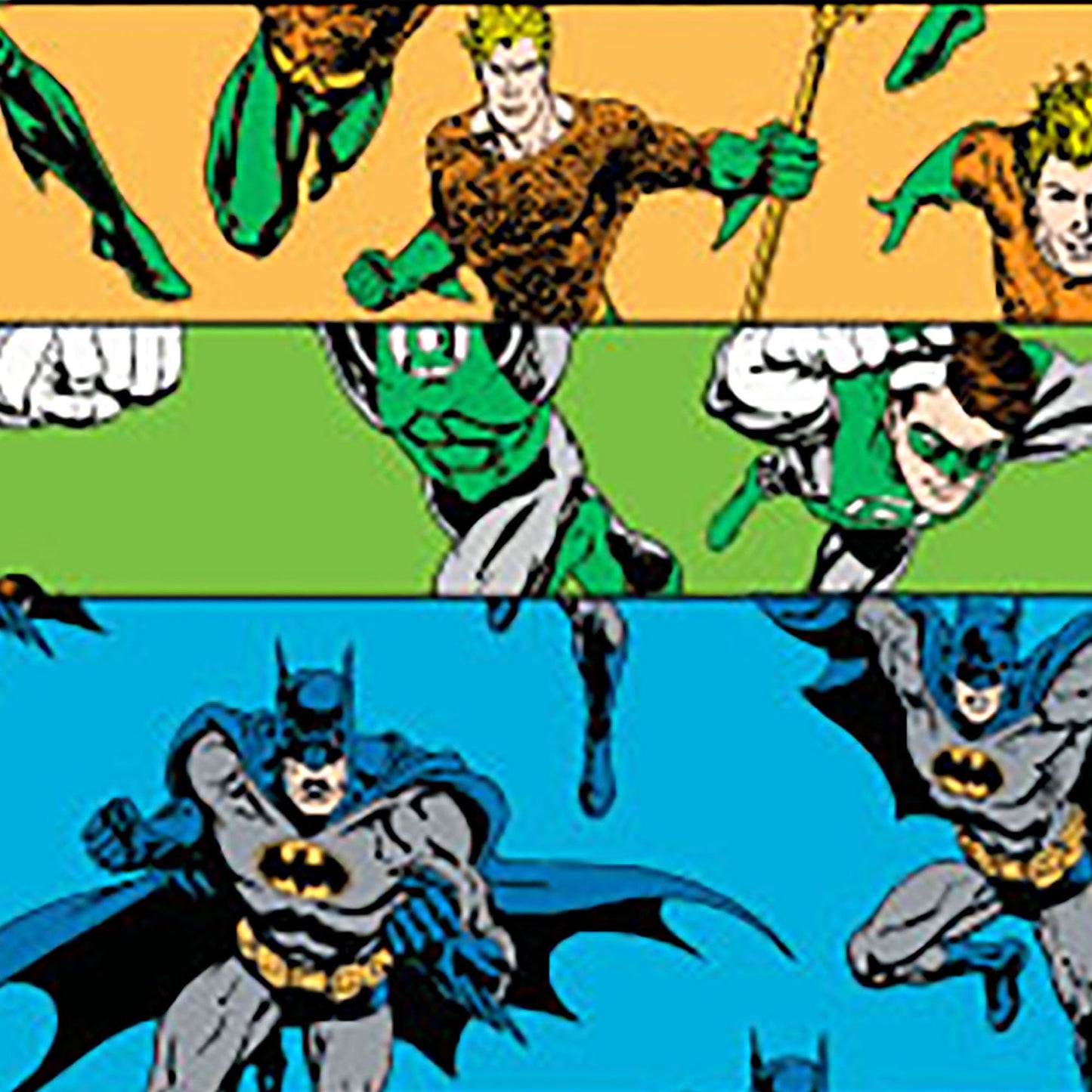 American White Cross Stat Strip Batman/Aquaman/Green Lantern Design Adhesive Strip,  x 3 Inch 12/CASE -10791