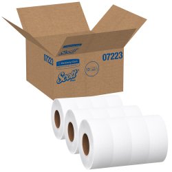 TISSUE, TOILET SCOTT JR 1PLY (12RL/CS) KIMCON