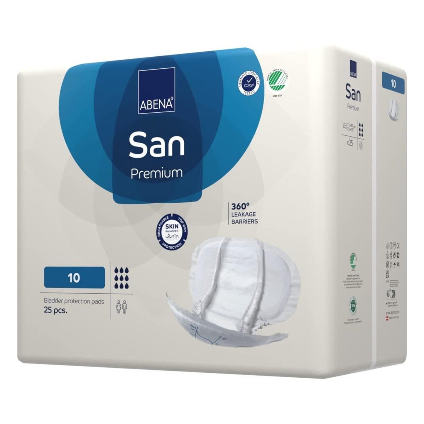 Abena San Premium Bladder Protection Pads, Size 10 25/PACK -1000021312