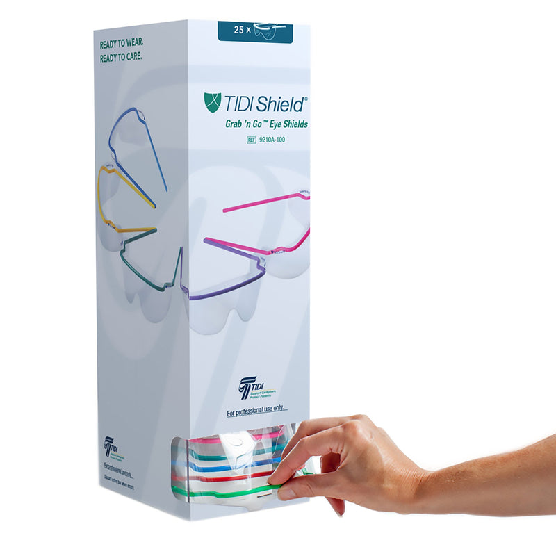 TIDIShield® Grab ‘n Go™ Eye Shields with Dispenser