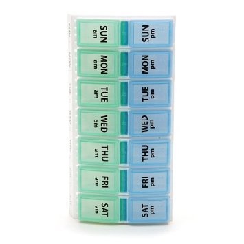 Apothecary Products® 7 Day Two-Dose Pill Organizer