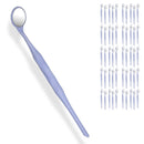 50 Pieces Dental Autoclavable Disposable Mouth Mirror Purple -ORAL32 - Osung USA