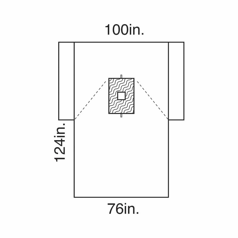 Halyard Sterile Breast Surgical Drape, 100 x 76 x 124 Inch