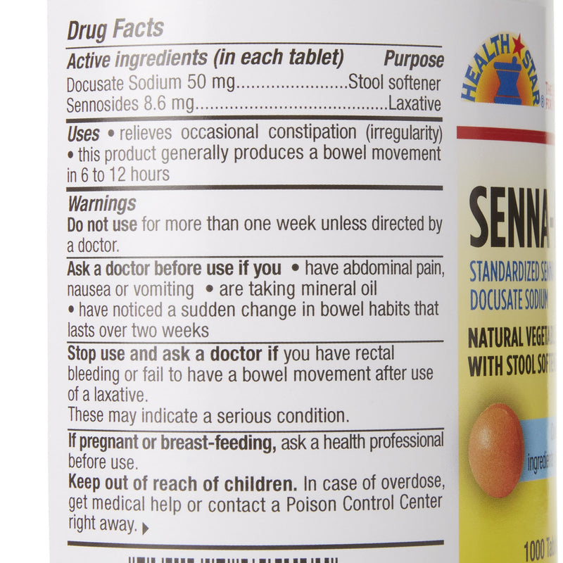 Geri-Care® Senna Plus Docusate Sodium / Sennosides Stool Softener