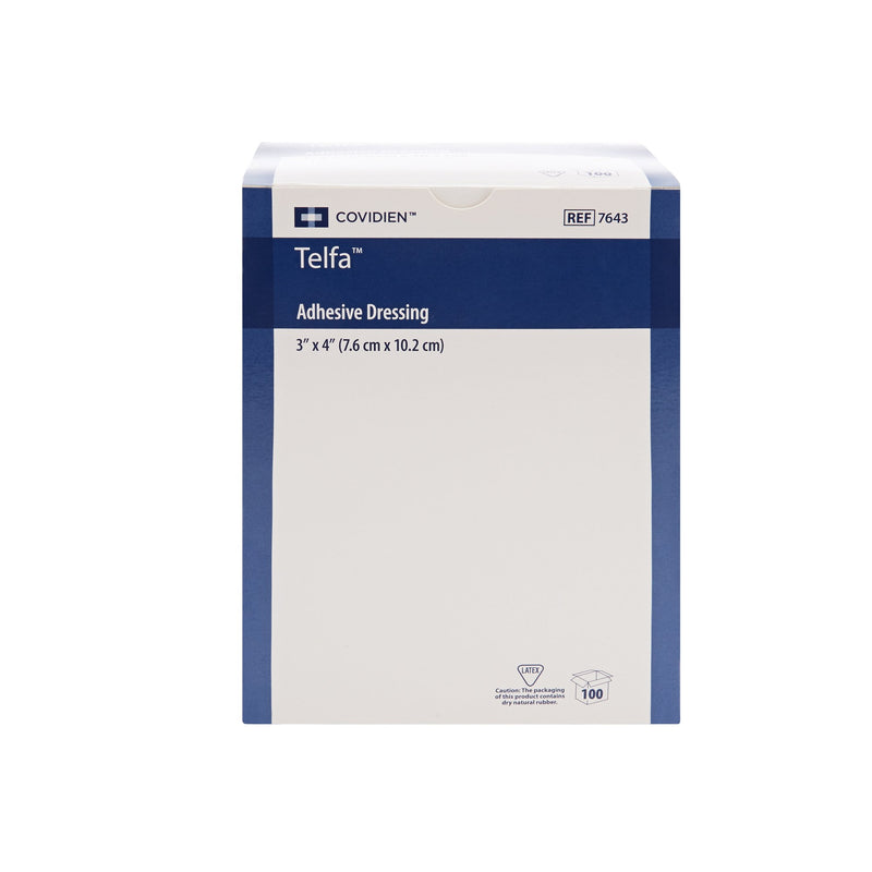 Telfa™ Adhesive Dressing, 3 x 4 Inch