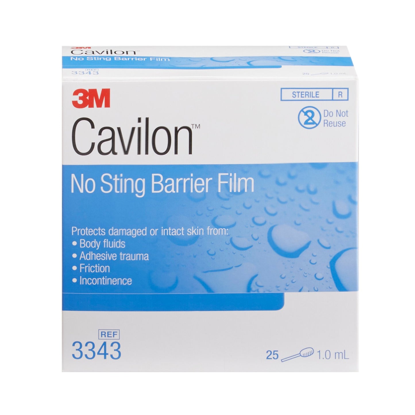 3M Cavilon Barrier Film, No Sting, Alcohol-Free, Conforming, 1.0 mL 1/EACH -3343