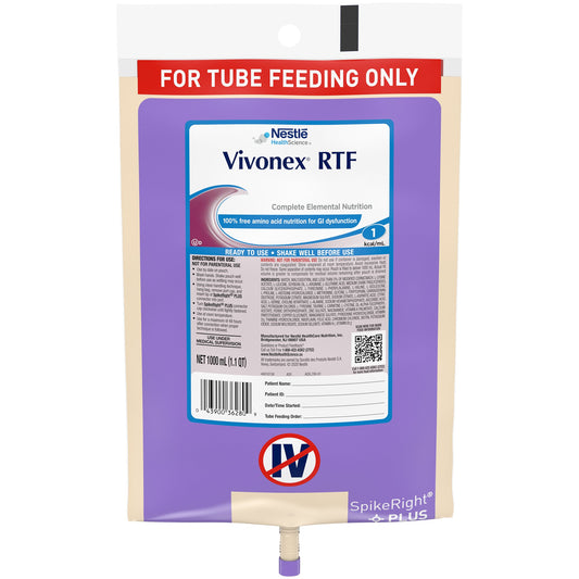 Vivonex RTF Tube Feeding Formula, 33.8 oz. Bag 6/CASE -10043900362806