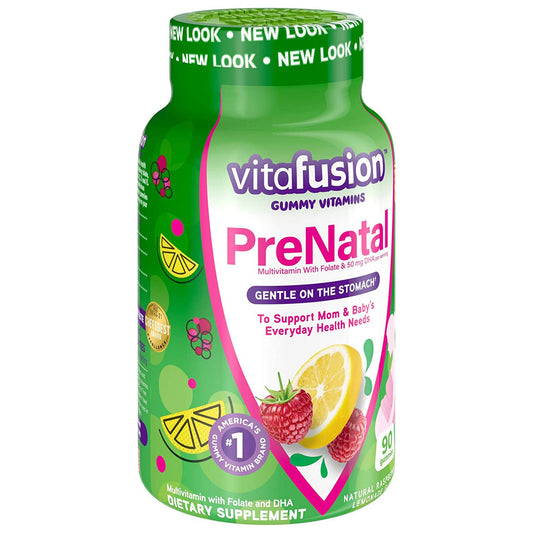 Vitafusion PreNatal Gummies Natural Raspberry Lemonade Flavor 1/BOTTLE -02791701950