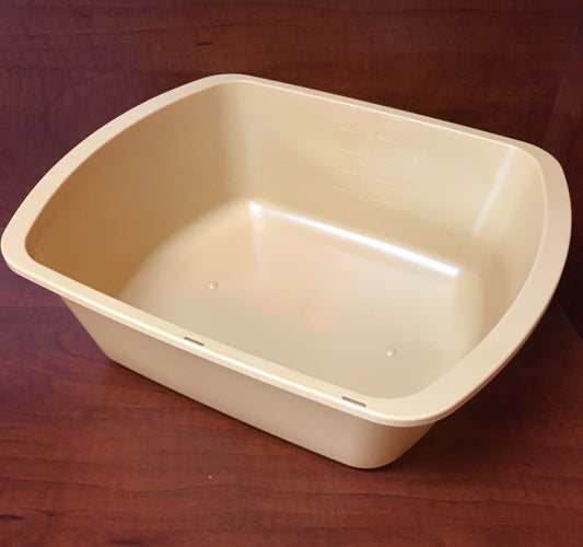 Wash Basin, Rectangular, 6 Quart, Gold 1/EACH -GP41003