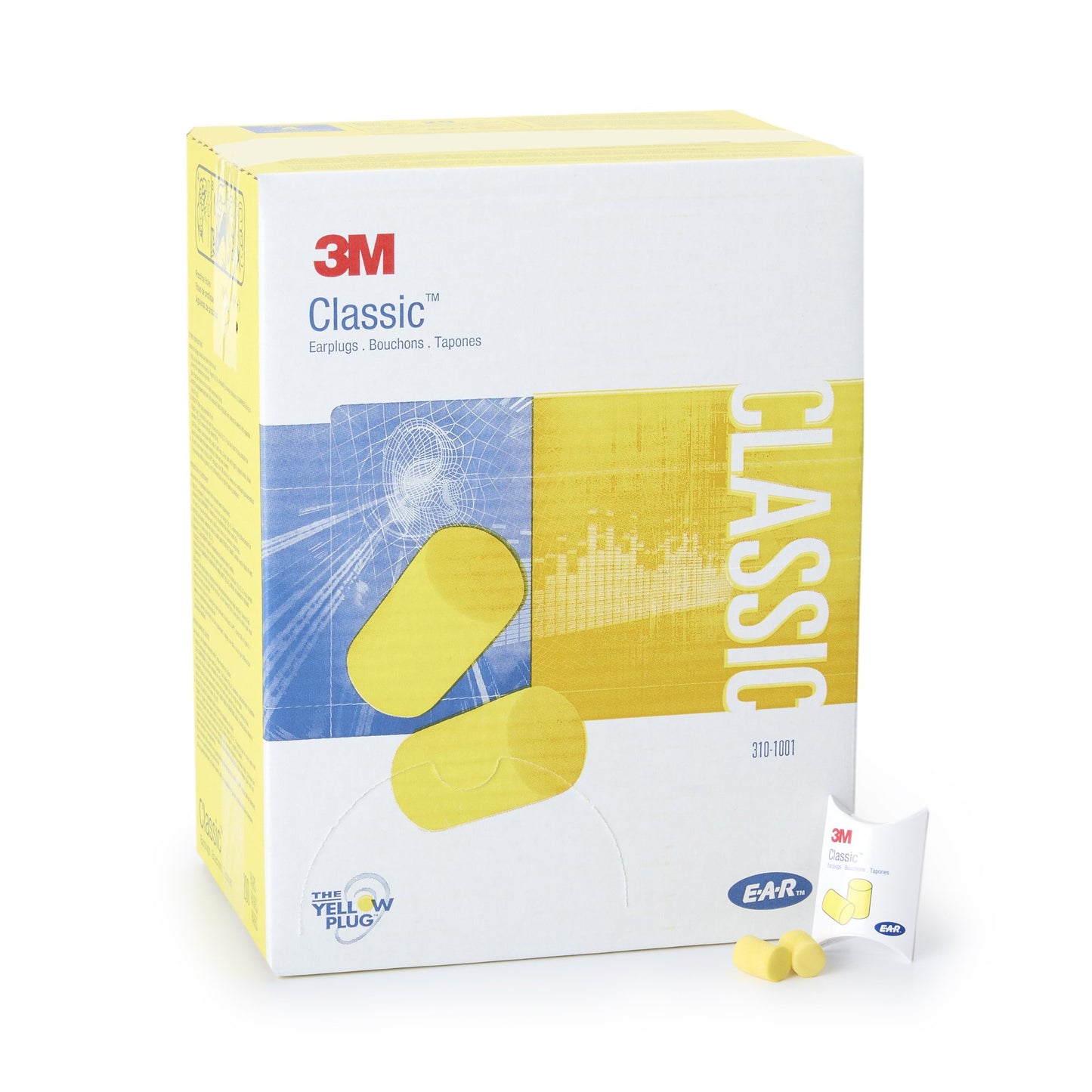 3M™ E-A-R™ Classic™ Cordless Earplugs 10/CASE -310-1001