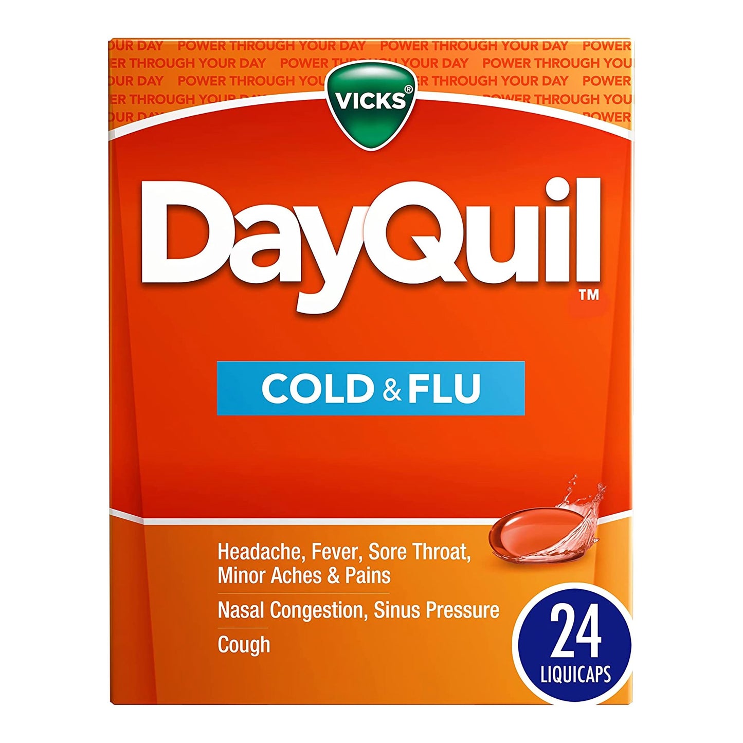 Vicks DayQuil Cold & Flu LiquiCaps™ 24/CARTON -37000055824