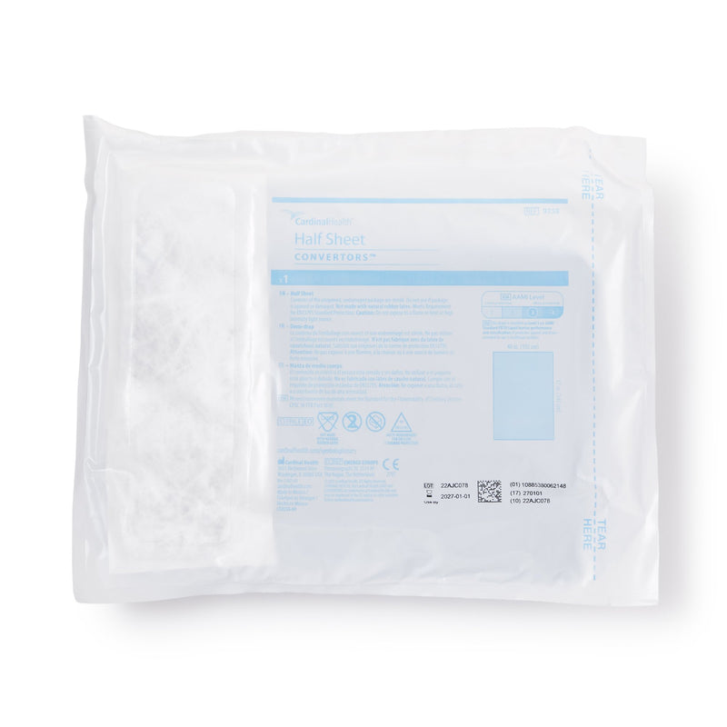 Cardinal Health™ Sterile Half General Purpose Drape, 40 x 57 Inch 20/CASE -9358 - BriteSources