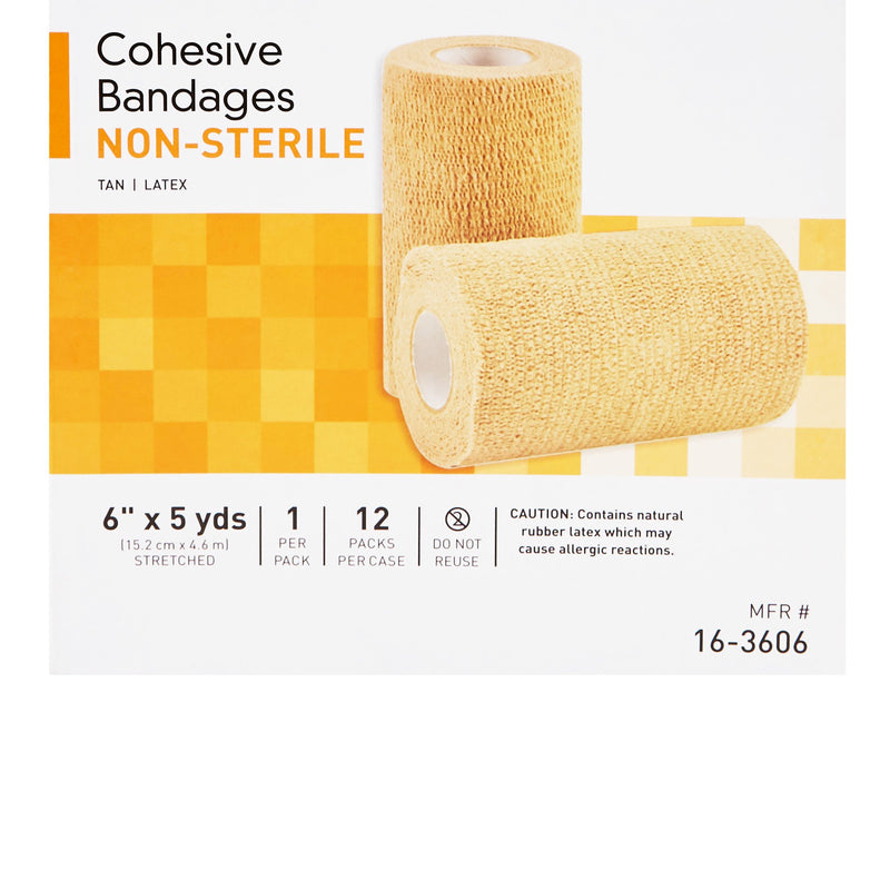 McKesson Self-adherent Closure Cohesive Bandage, 6 Inch x 5 Yard