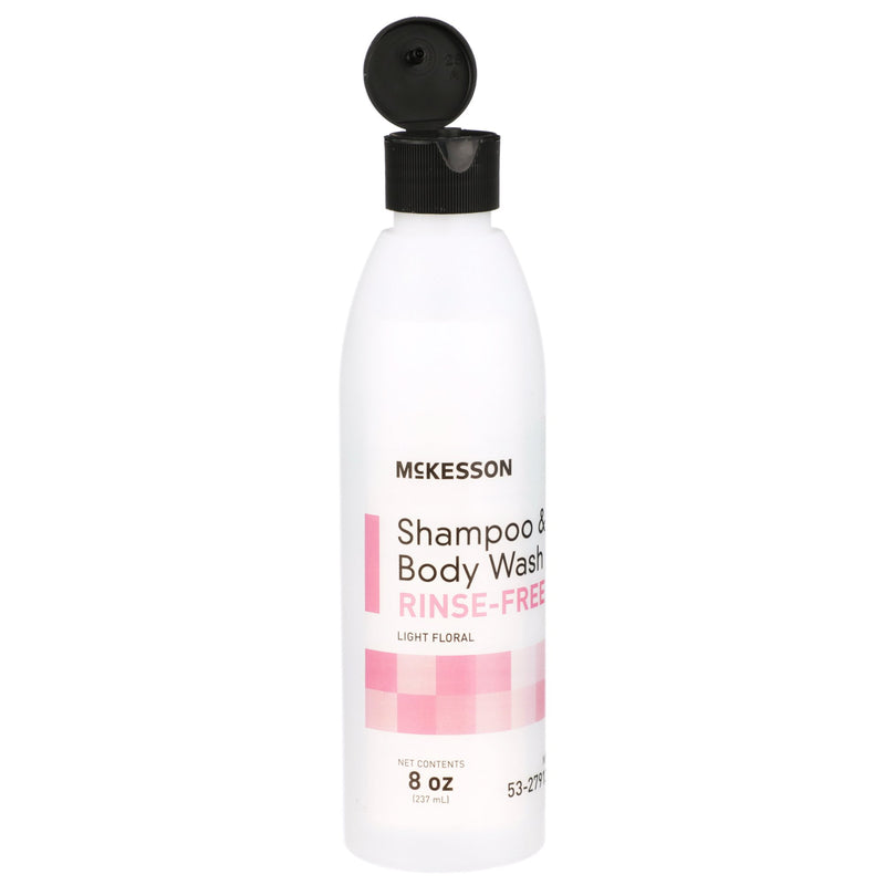 McKesson Rinse-Free Shampoo and Body Wash, 8 oz Bottle