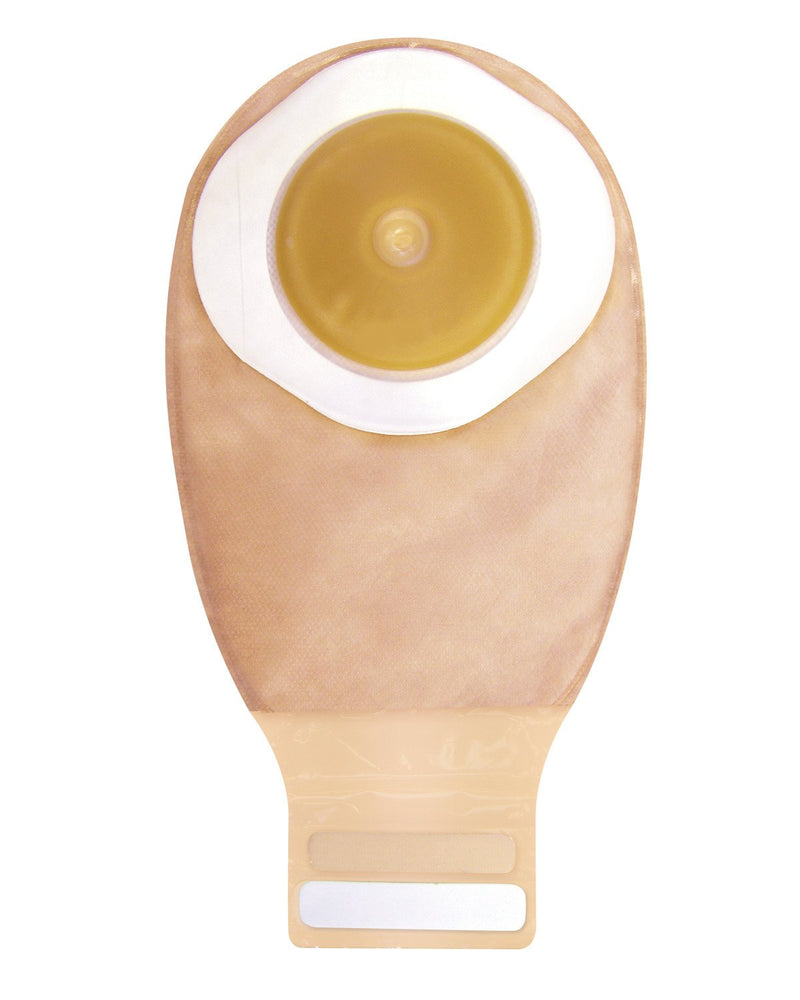 Esteem® + One-Piece Drainable Transparent Filtered Ostomy Pouch, 12 Inch Length, 1-1/8 Inch Stoma