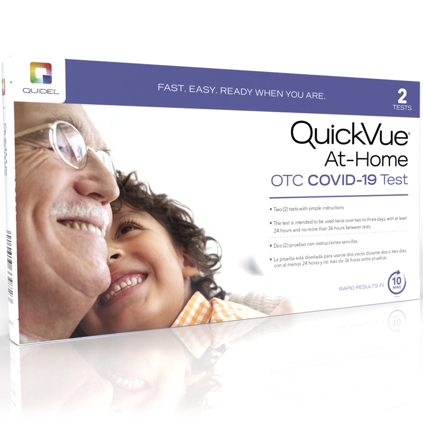 QuickVue At-Home OTC COVID-19 Respiratory Test Kit 45/CASE -20402