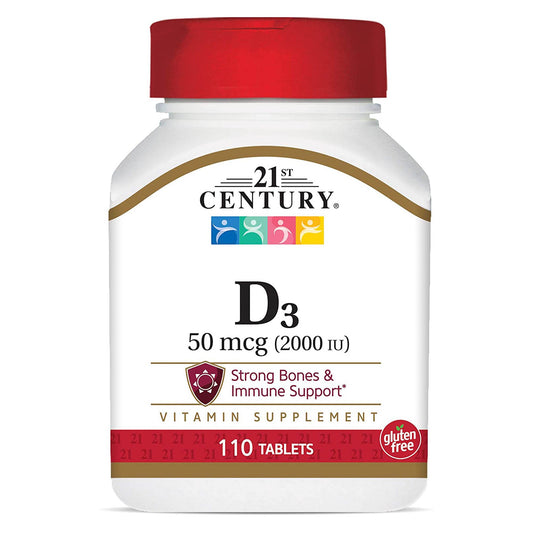 21st Century Vitamin D-3 Supplement 1/BOTTLE