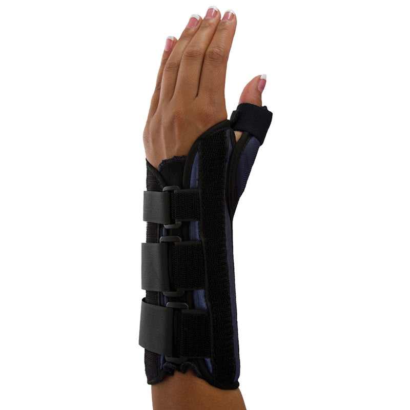 WRIST BRACE, PREMIER W/THUMB SPICA LT LG 8"