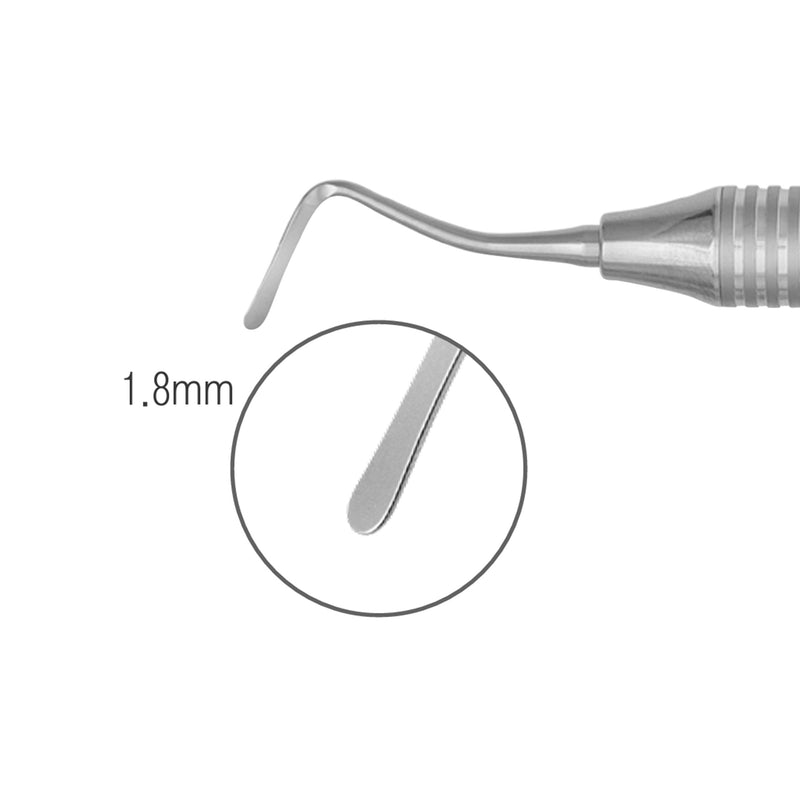 Osung 1.8mm Non-Serrated Gingival cord packer Metal handle -GCP113N - Osung USA