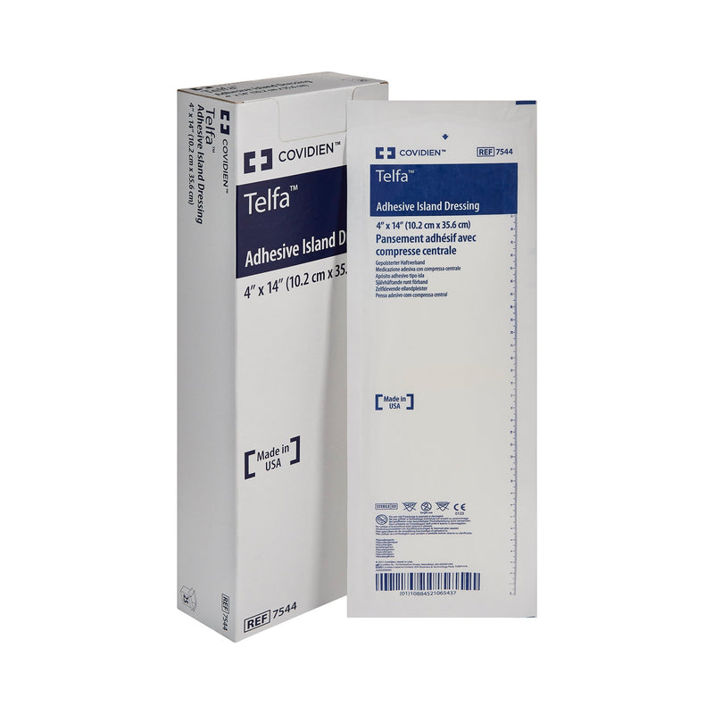 Telfa™ Adhesive Dressing, 4 x 14 Inch