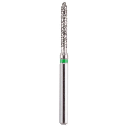 Blue Streak Diamond Burs Torpedo 878.012 Coarse Green 5/pk. - MARK3®
