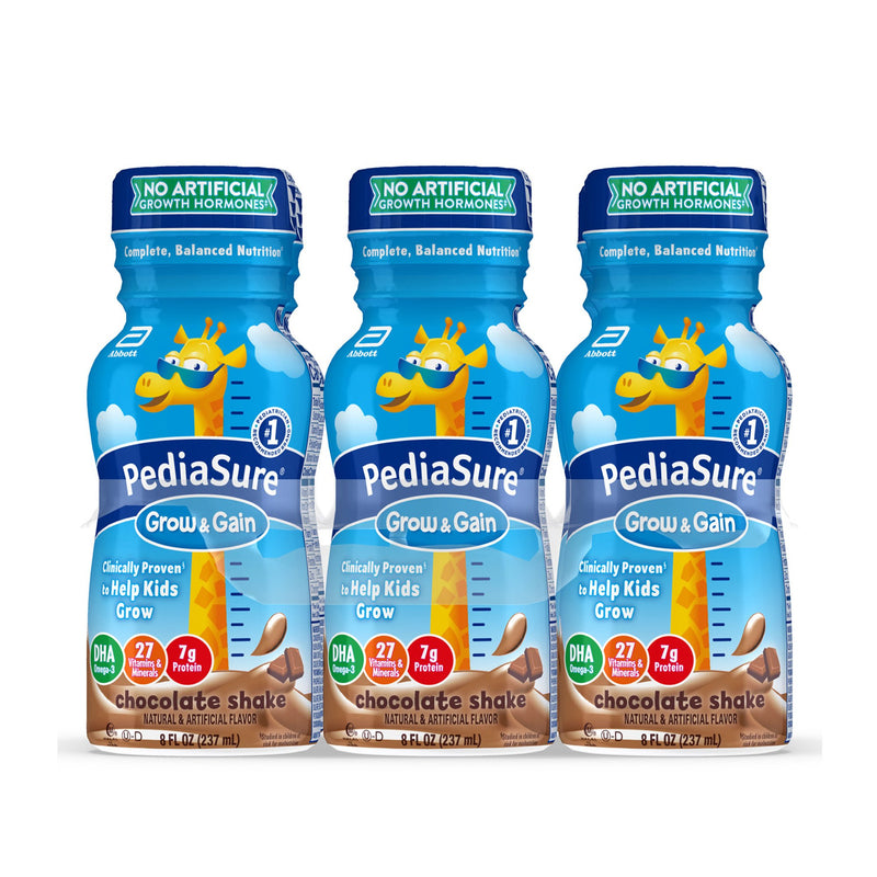 PediaSure® Grow & Gain Chocolate Shake, 8-ounce bottle