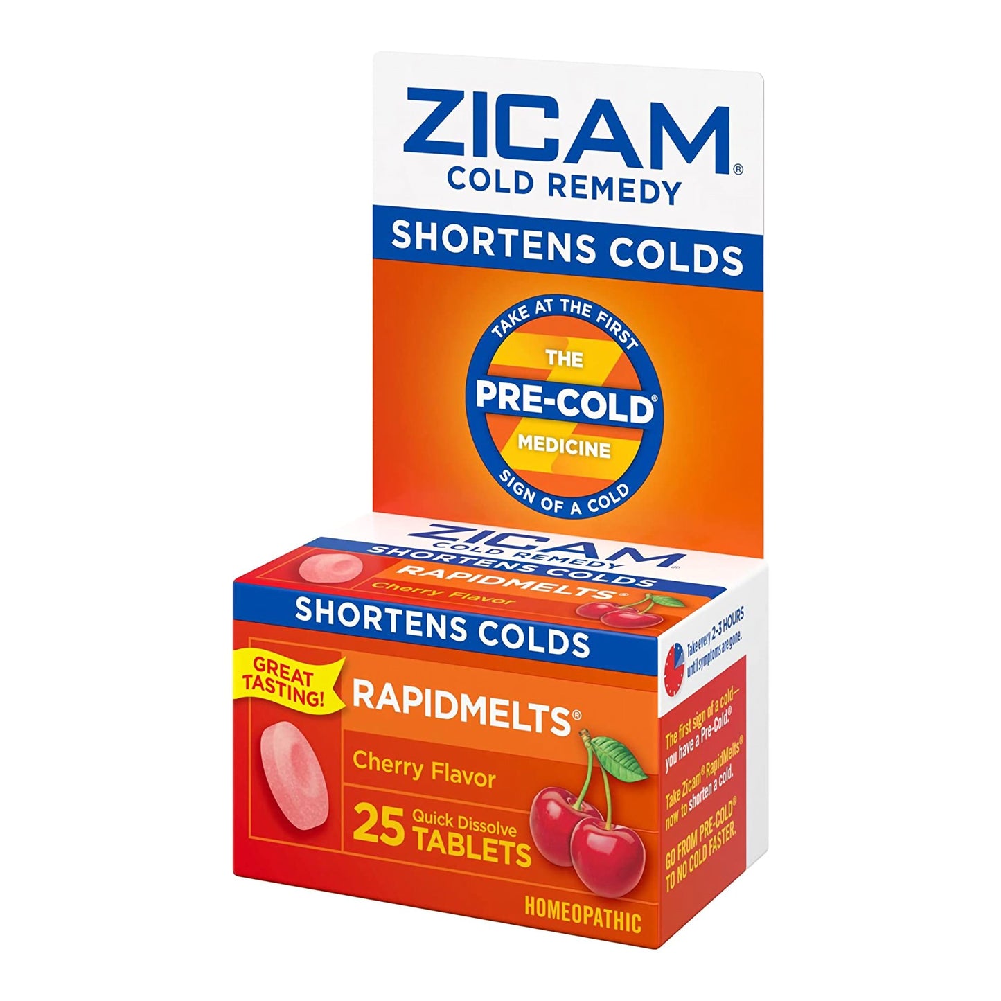 Zicam Zincum Aceticum / Zincum Gluconicum Cold and Cough Relief 25/BOX -73221630004