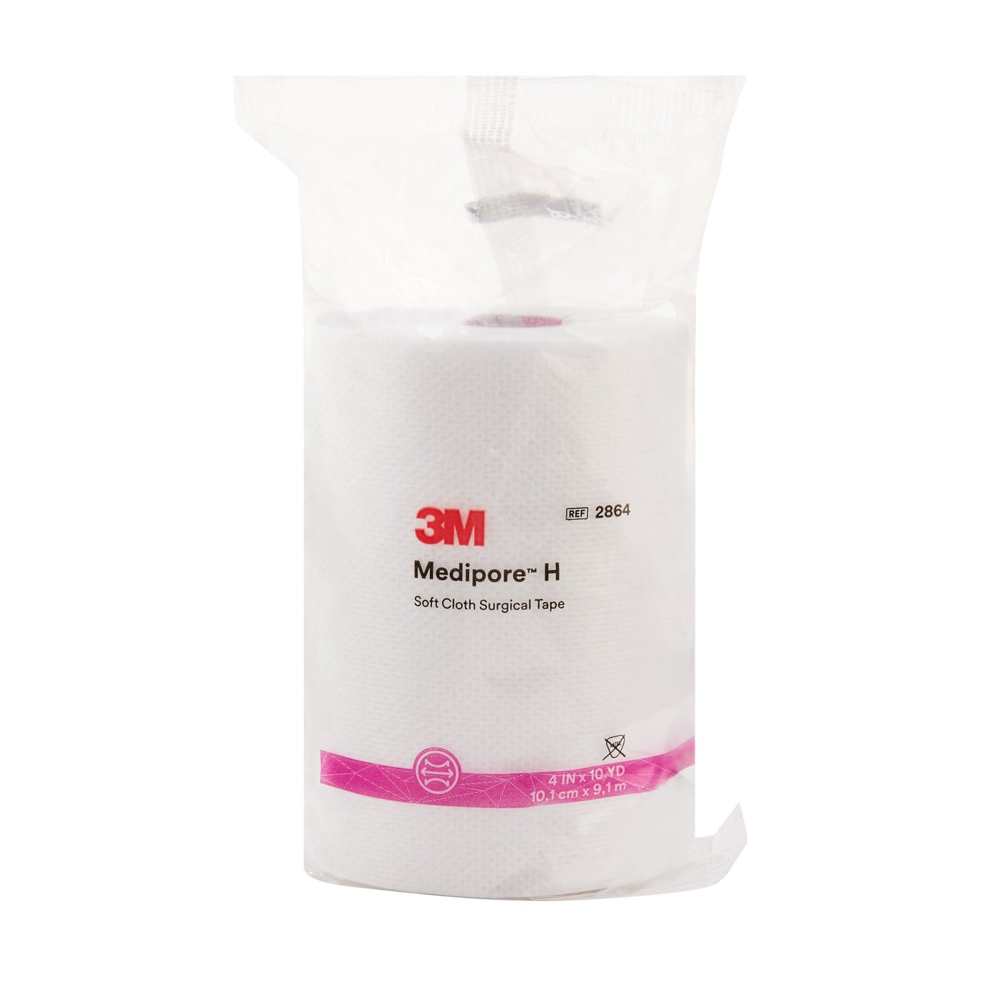 3M™ Medipore™ H Cloth Medical Tape, 4 Inch x 10 Yard, White 1/ROLL -2864