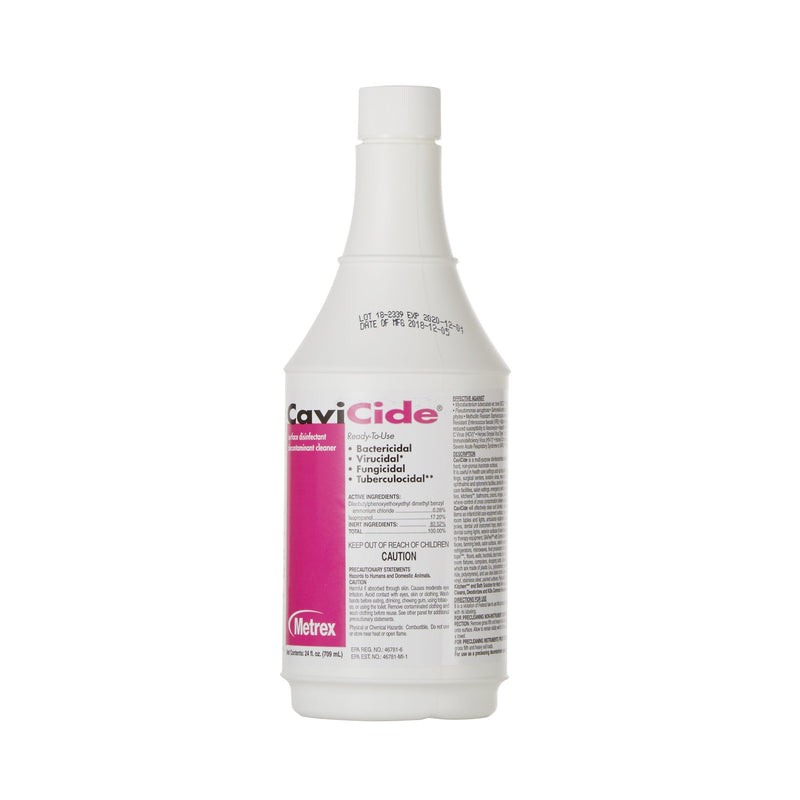 CaviCide Surface Disinfectant Cleaner, Alcohol Based, 24 oz Bottle