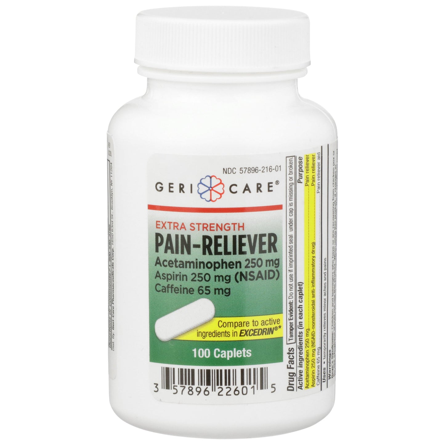 Geri-Care Acetaminophen / Aspirin / Caffeine Pain Relief