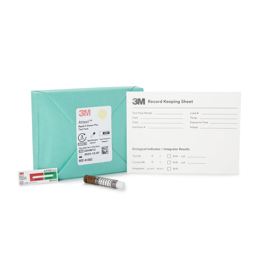 3M™ Attest™ Rapid 5 Steam-Plus Sterilization Biological Indicator Pack 64/CASE -41382