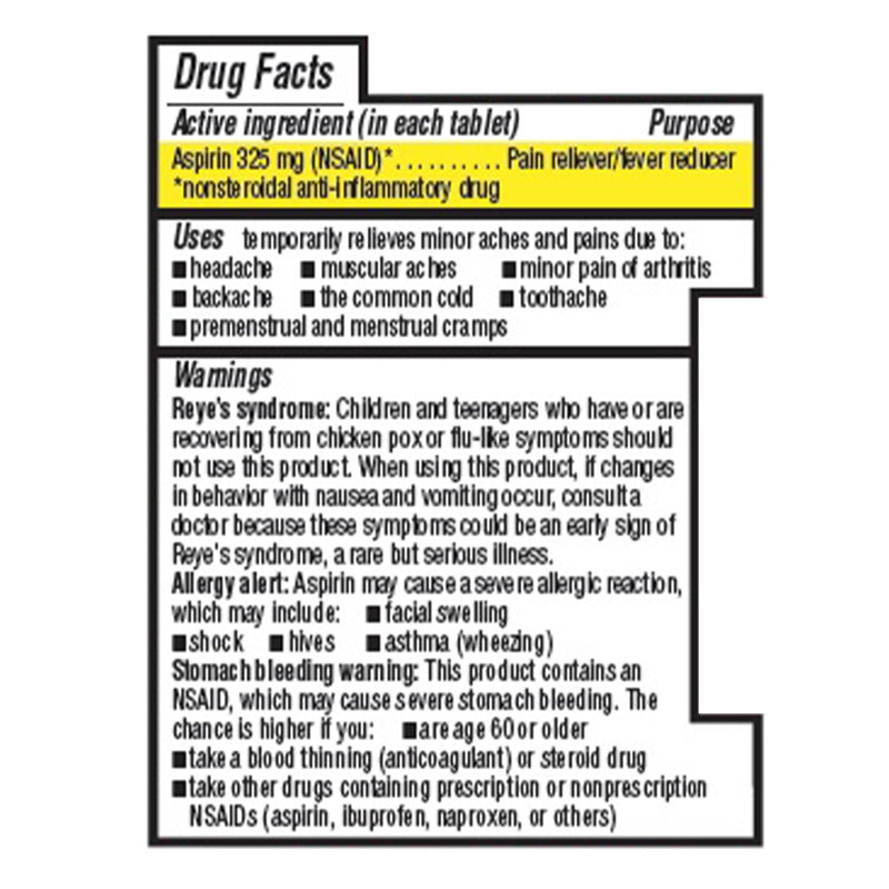 Geri-Care® 325-mg Aspirin