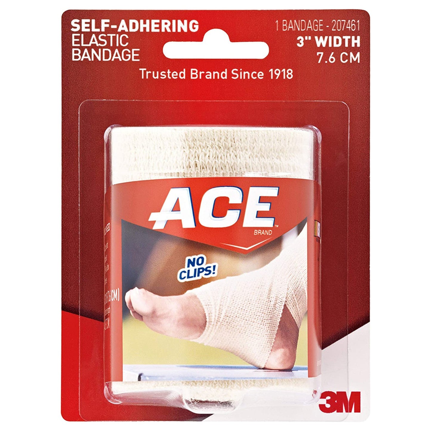 3M™ Ace™ Self-adherent Closure Elastic Bandage, 3-Inch Width 3/BOX -207461