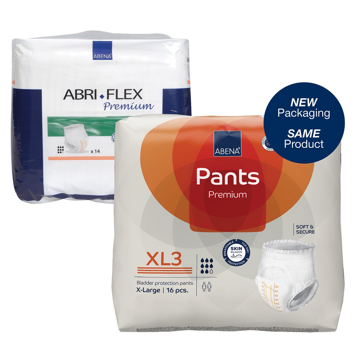 Abena Premium Pants XL3 Incontinence Brief, X-Large 16/PACK -1000021330