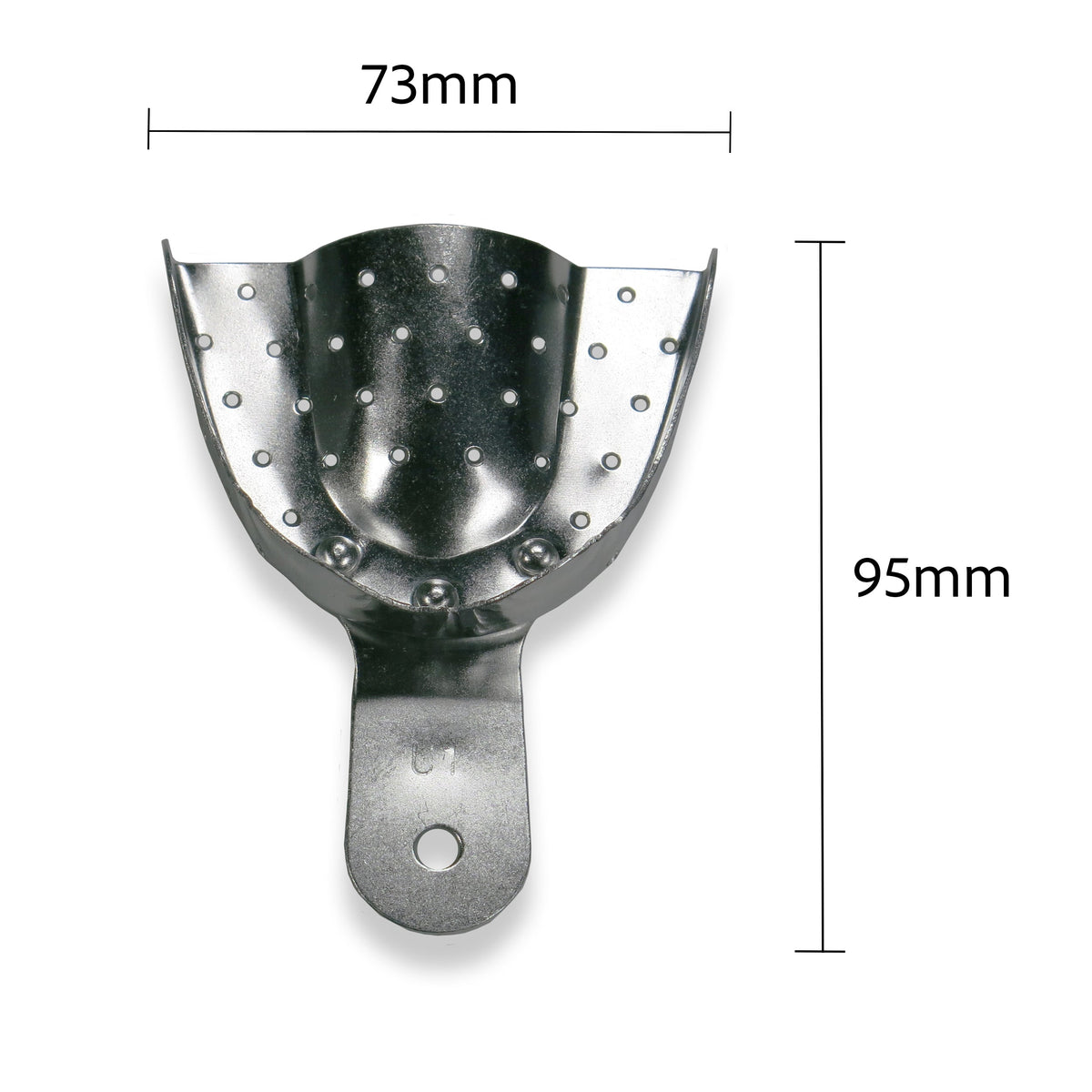 Dental Impression Tray Aluminum, Medium, Upper ORAL32 -ALUM-MU - Osung USA