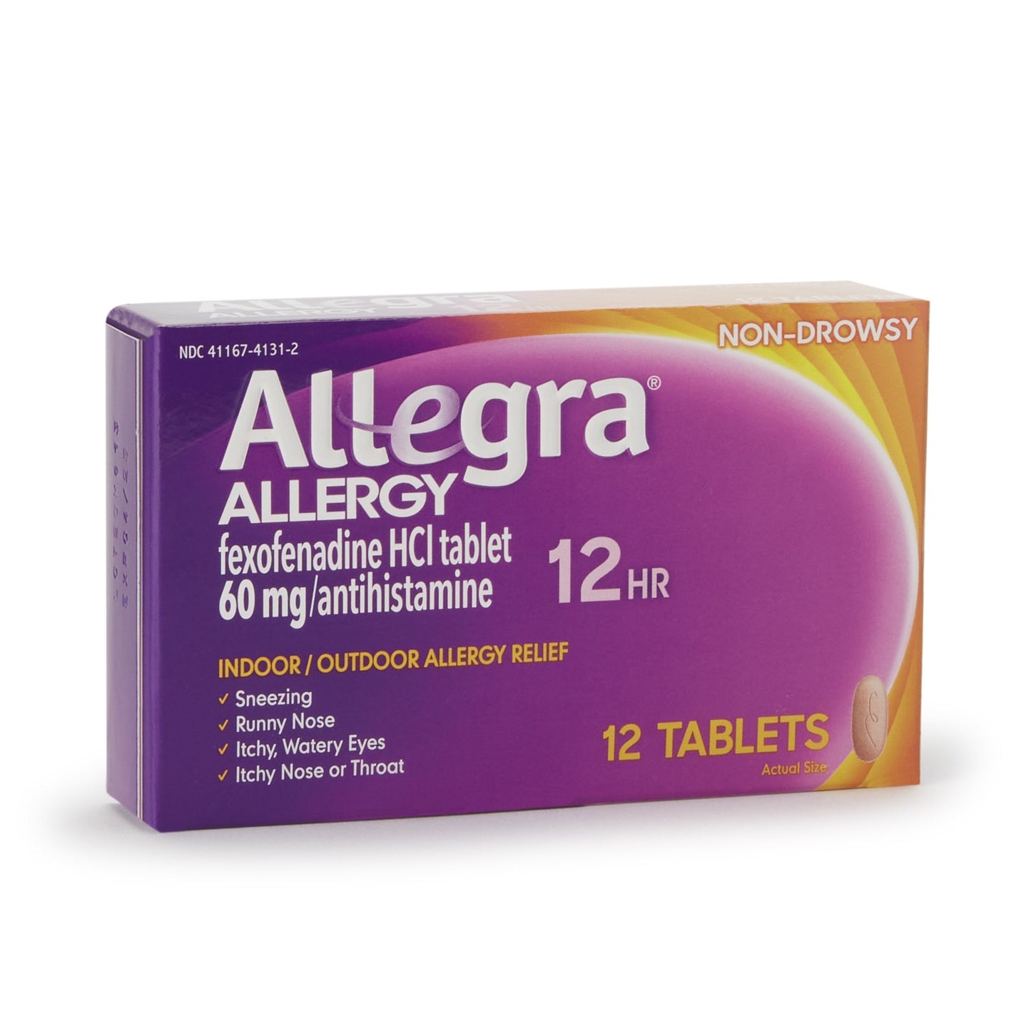 Allegra Fexofenadine HCl Allergy Relief 1/BOX -41167413102