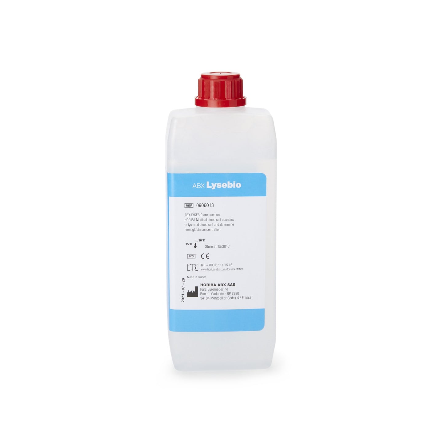 ABX Lysebio Reagent for use with ABX Pentra Xl 80 / Pentra 60 / 80, Red Blood Cell Lysing Agent 1/EACH -1210906013