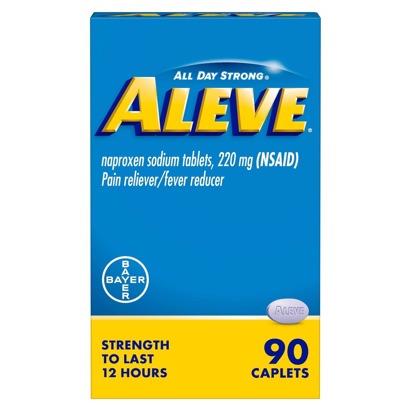 Aleve Naproxen Sodium Caplets 1/BOTTLE -00280600010