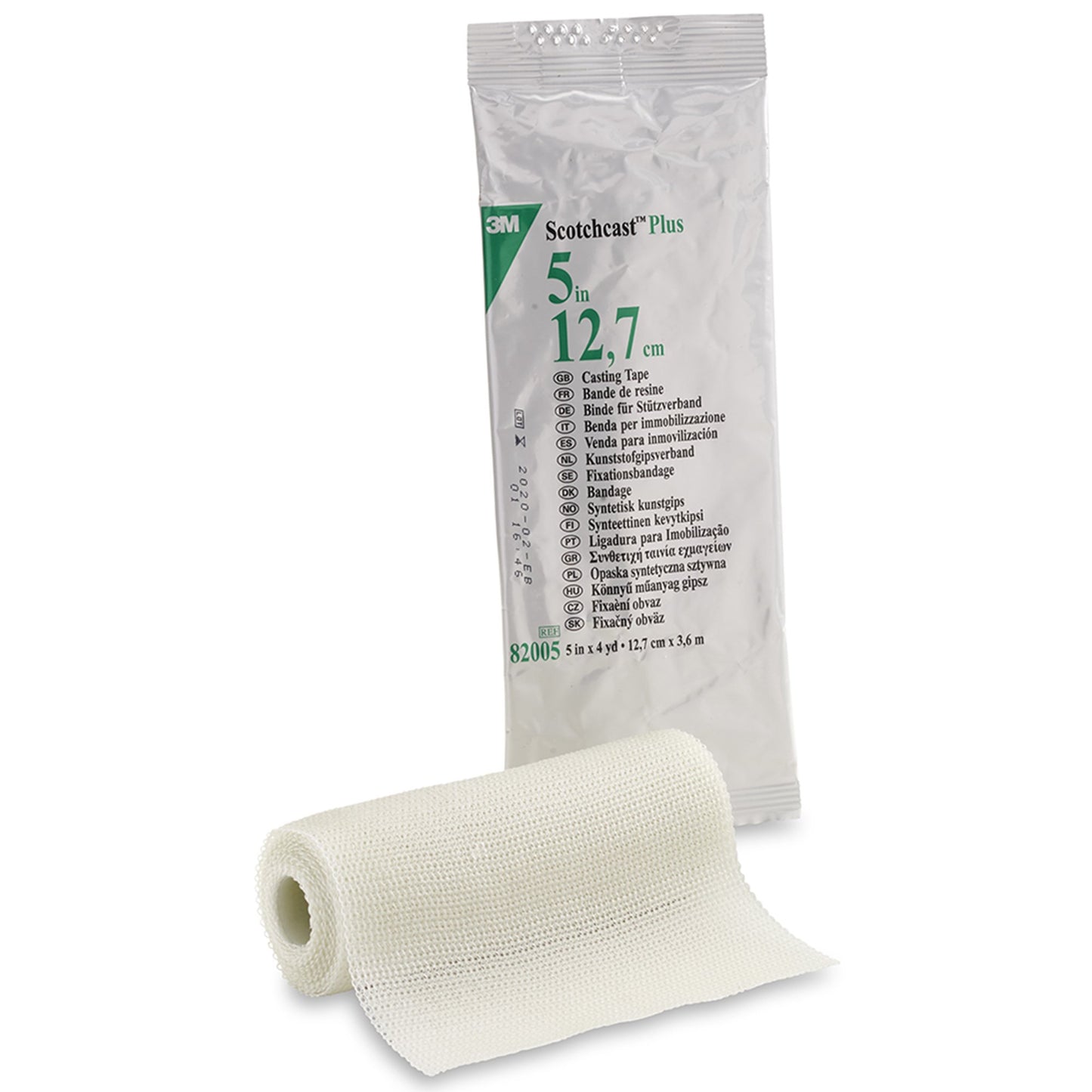 3M™ Scotchcast™ Plus Cast Tape, White, 5 Inch x 4 Yard 10/CASE -82005