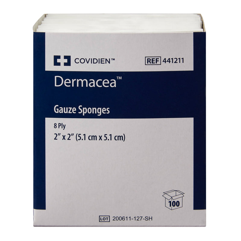 Dermacea™ Sterile Gauze Sponge, 2 x 2 Inch, 8-Ply